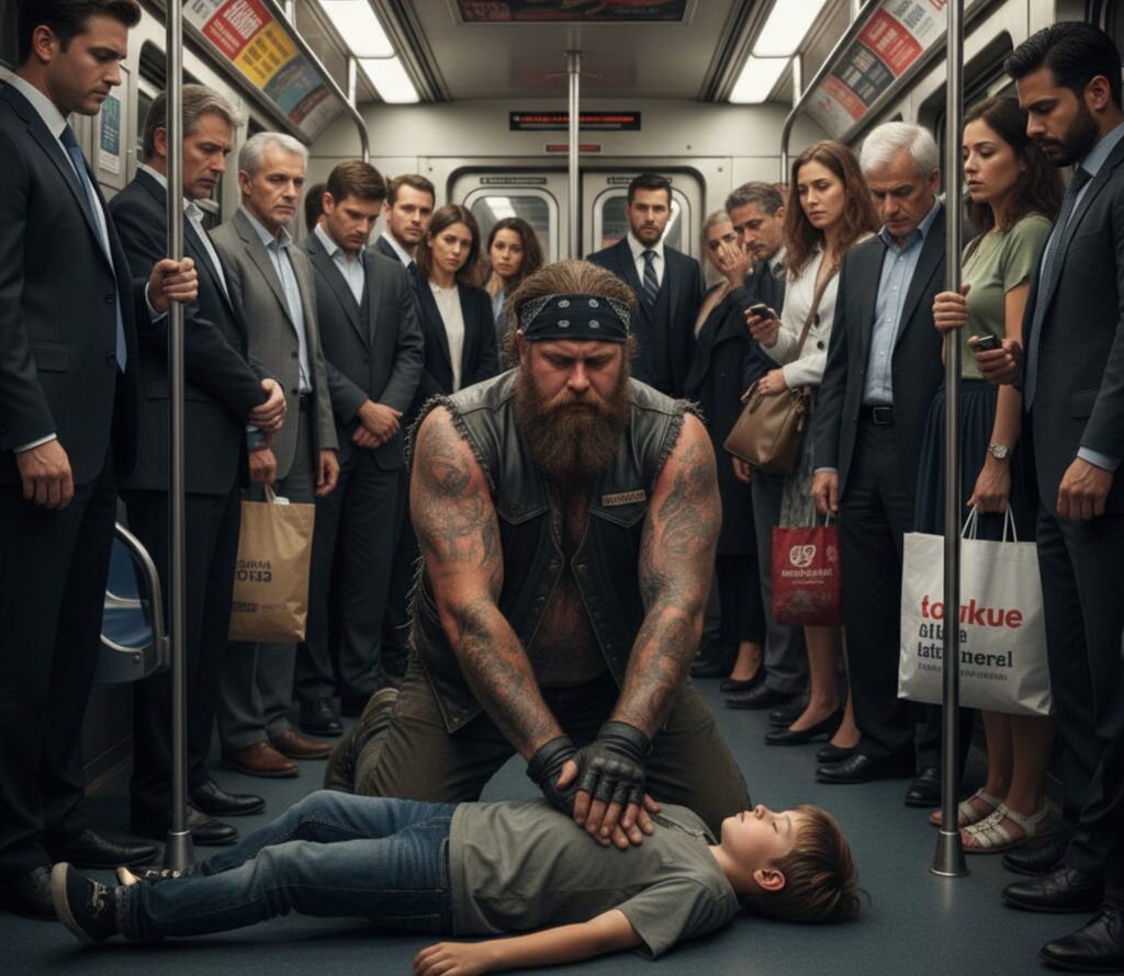 People Judged Him for His Tattoos… Until He Dropped to His Knees and Saved a Child’s Life