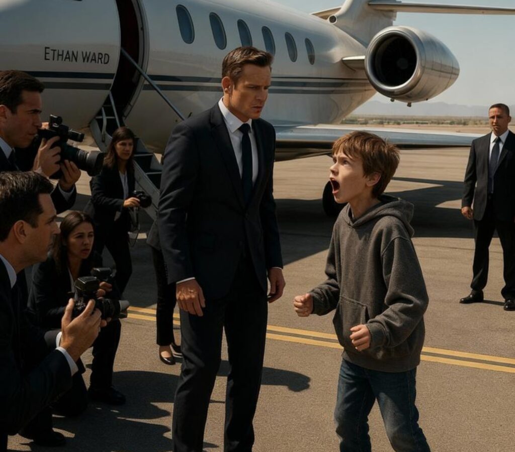 A Billionaire Was Minutes Away from Boarding His Jet—Until a Terrified Boy Screamed, “DON’T GET ON THAT PLANE!”