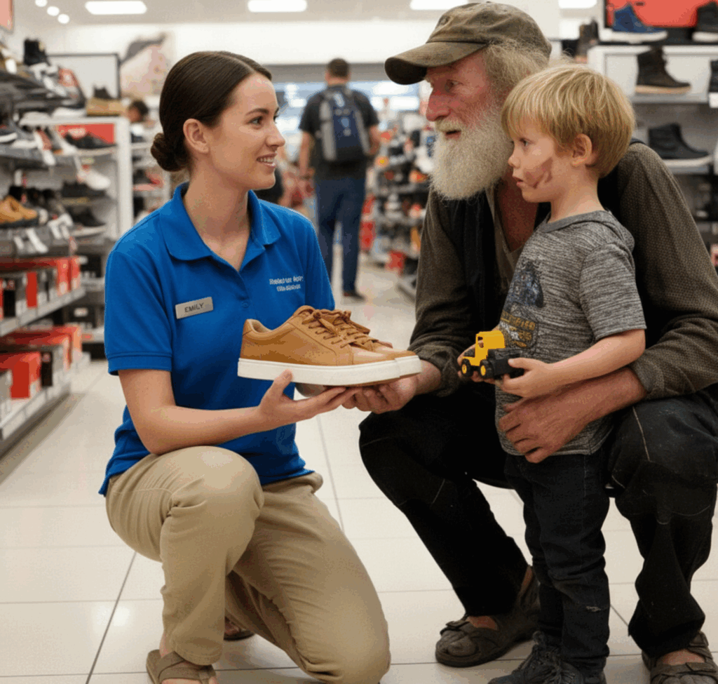 Everyone Laughed When I Helped a Poor Old Man at the Luxury Shoe Store — Until He Pulled Something Out of His Pocket